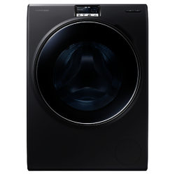 Samsung WW10H9600EX Freestanding Washing Machine, 10kg Load, A+++ Energy Rating, 1600rpm Spin, Inox